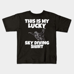 Funny Skydiving Fan Kids T-Shirt